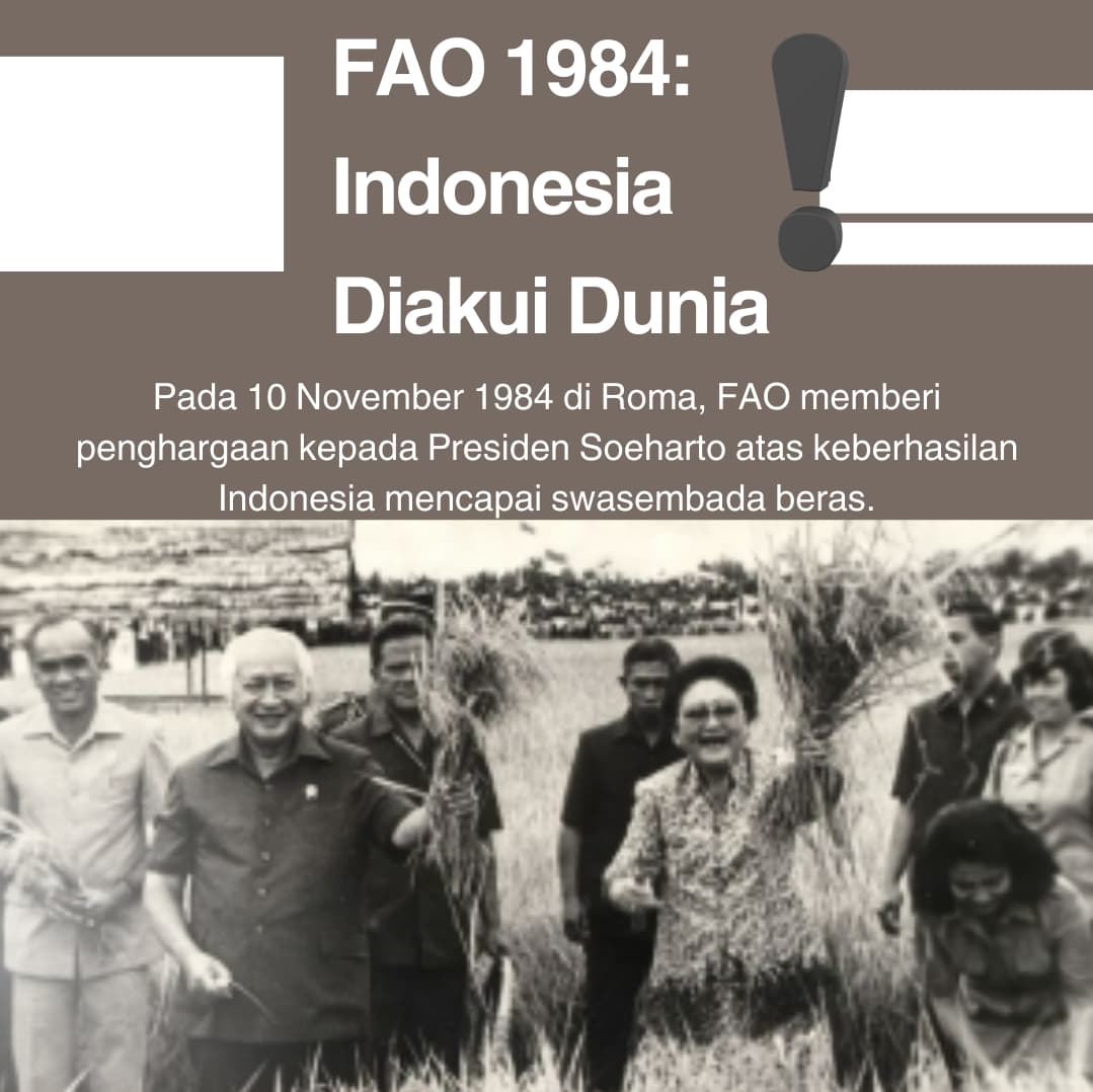 Swasembada Beras Era Soeharto Jadi Rujukan Global, India Ternyata Terapkan Strategi Mirip Indonesia